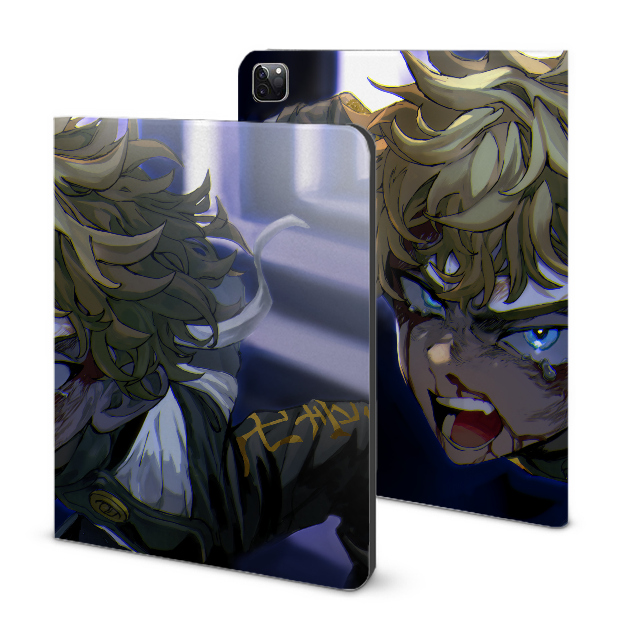 （画像用） 東京リベンジャーズ Tokyo Revengers IPad ケース ブック型 PUレザー TPU 耐衝撃 軽量 薄型 ペン収納なし 全面保護 IPad 各モデル対応